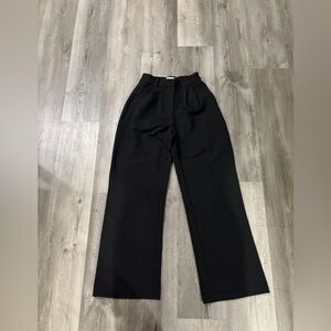 Abercrombie & Fitch Black Wide Leg Pants